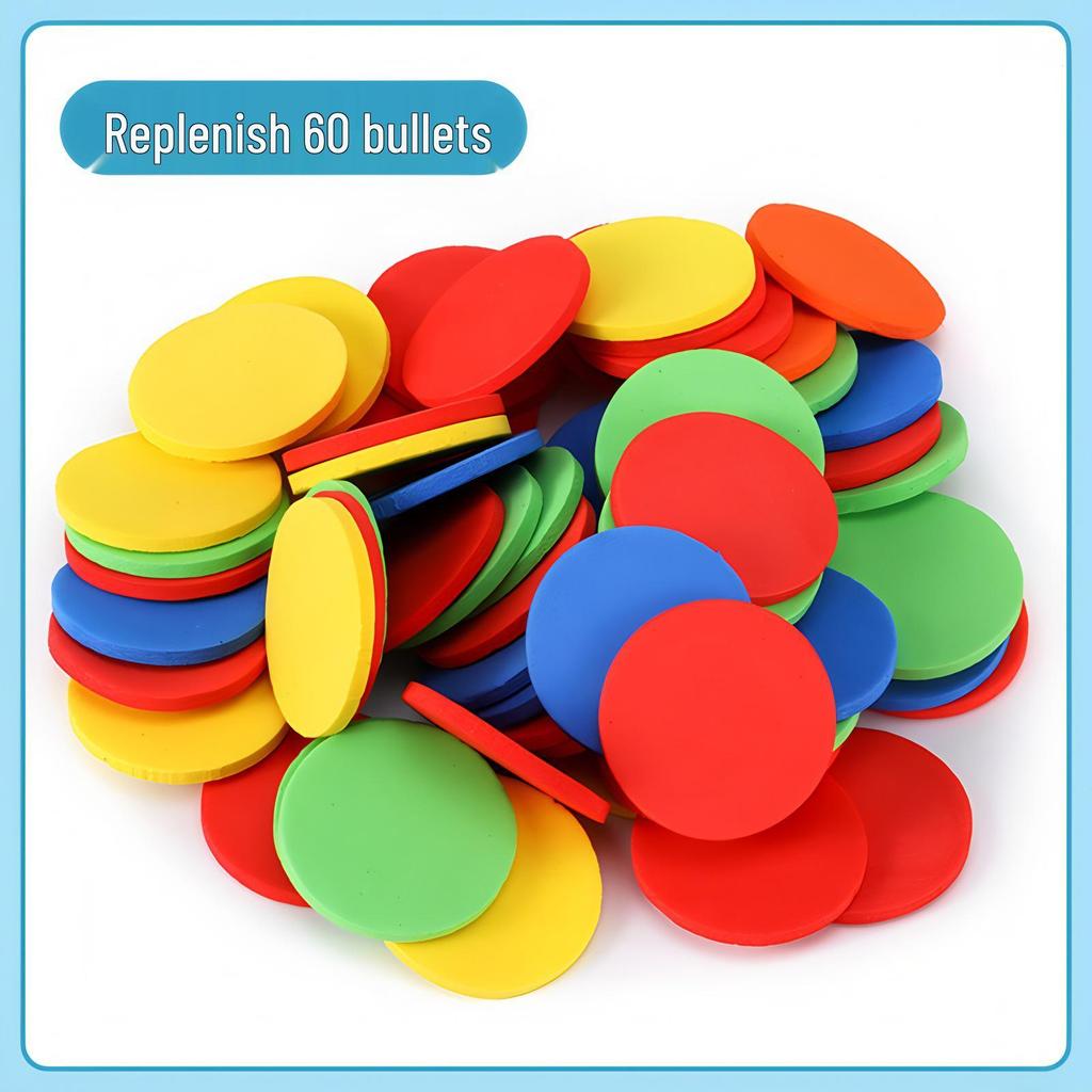 Cross-Border Flying Saucer Radish Soft Bullet Toy Gun - Safe & Fun for Kids, Parent-Child Play