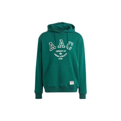 Adidas Originals Trefoil Aac Logo Print Hoodie Men Hoodie Forest-Green IM4576