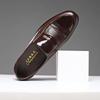 Klassische Herren Lederschuhe Quadratischer Absatz Slipper Freizeitschuh Britischer Stil Business Gesellschaftlich Formelle Schuhe Oxfords Zapatos Hombre 2025