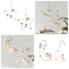 Five-Pointed Star/Moon Decorative Pendant Winter Ceiling Window Ornament Elegant Wall Hanging Christmas Tree Decoration