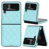 Luxus Premium Leder Textur Fall Für Samsung Galaxy Z Flip 4 3 Retro Klapp Volle Schutzhülle Schlank Telefon Abdeckung Für Flip3 Flip4