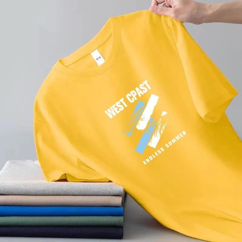 Men's Short-sleeved T-shirt Ice Silk Short-sleeved Men's Shirt Summer Crew-neck Base Shirt Casual T-shirt Men