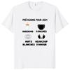 Future Mom And Dad 2024 T Shirt French Text Father Gift T-shirts For Men Women Summer 100% Cotton Unisex Soft Tee Tops EU Size