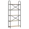 Bookshelf Sonoma Oak 80 x 30 x 183 cm Particleboard