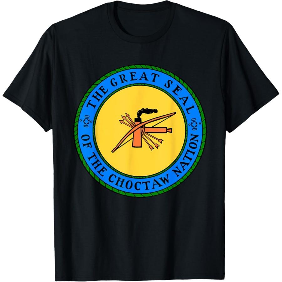 

The Great Seal of Choctaw Nation of Oklahoma T-Shirt XXXXXL чёрный