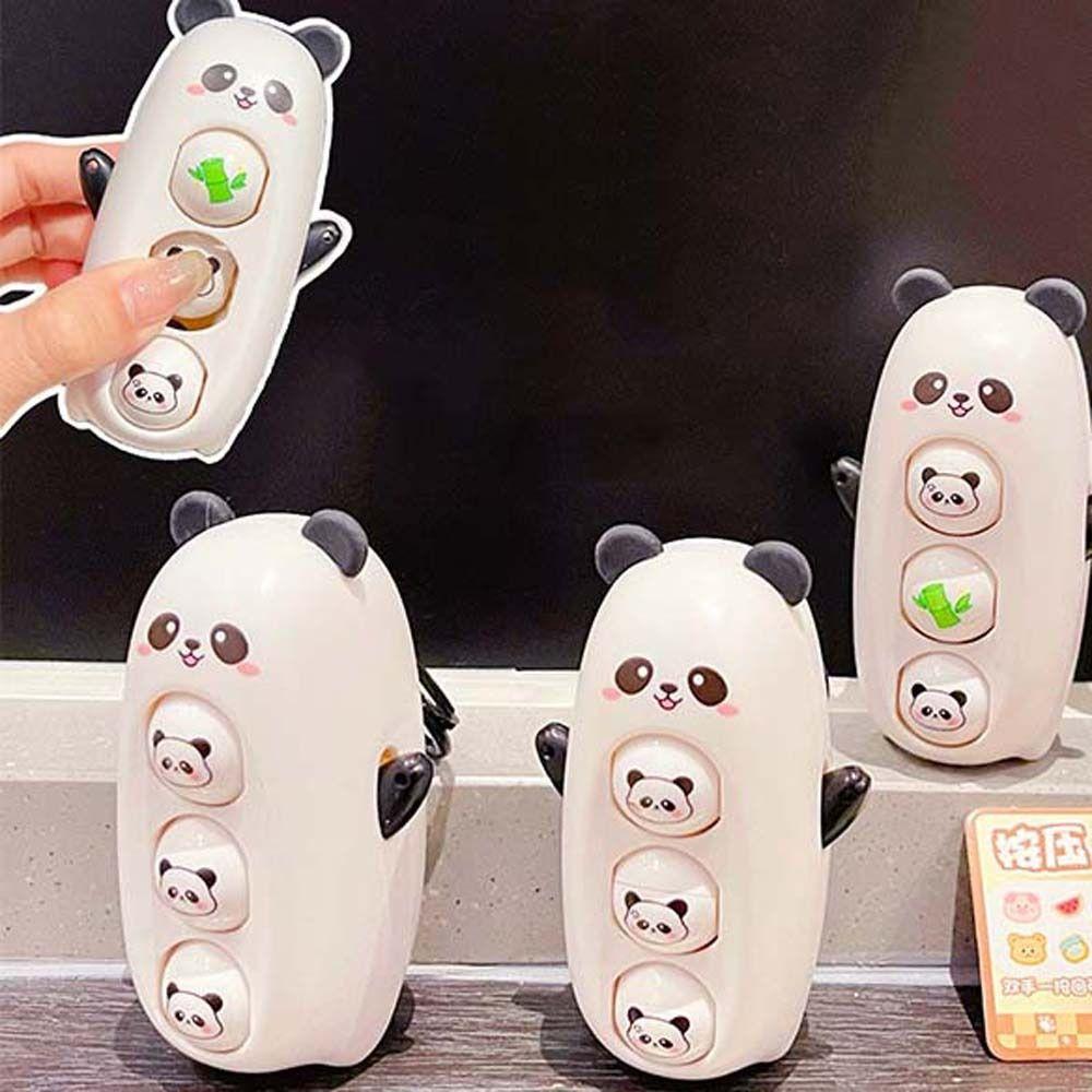 Press Decompression Toys Face Changing Toy DIY Crafts Cartoon Keychain  Kid Girl Boy