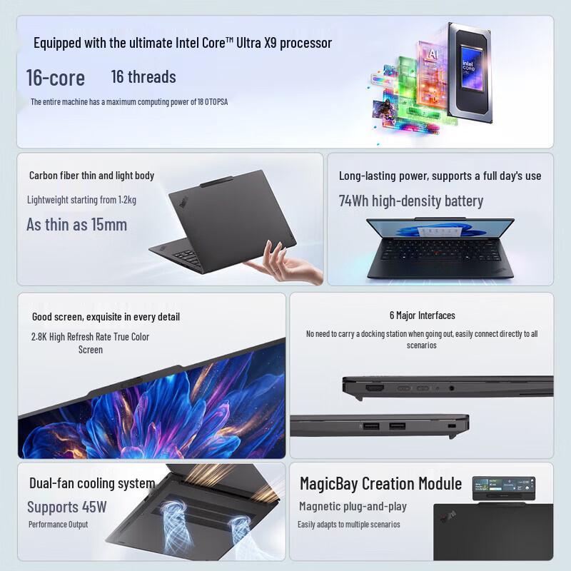 Lenovo ThinkPad X14 14-inch AI Performance Business Laptop (CN version)