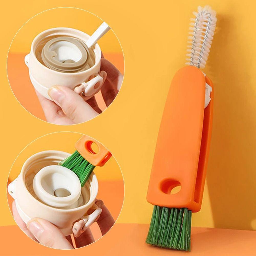 Multi-Functional Cup Crevice Cleaning Brush Bottle Cup Holder Cleaner Tumbler Cleaning