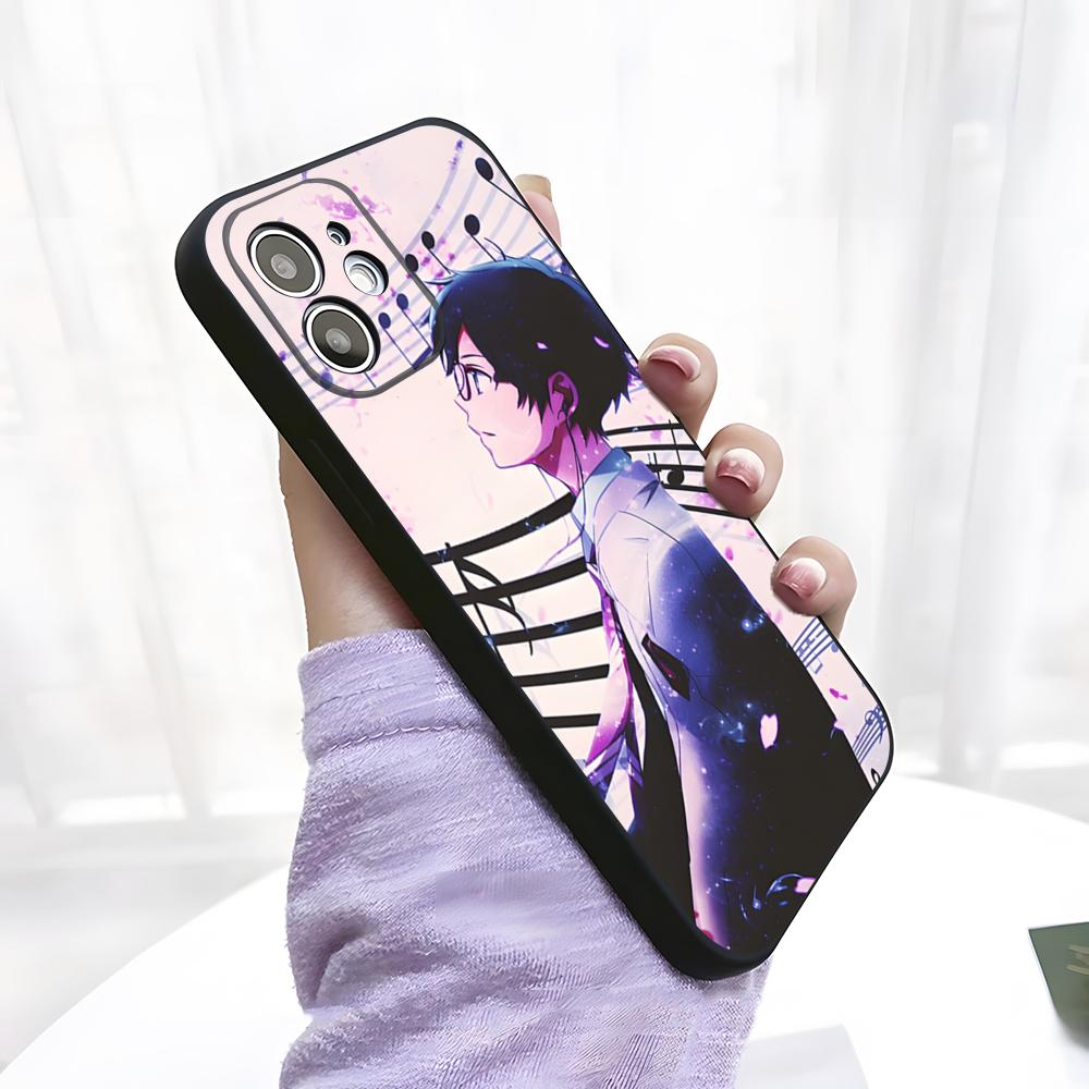 

Anime Y-Your Lie In April Phone Case For IPhone 17 Pro Max 15 Pro 16 14 Plus 12 13 Mini 11 Pro Shockproof Soft Cover iPhone17Air