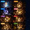 Star Projection Light 5V USB Powered Dynamic Rotating Star Projector Night Light for Bedroom