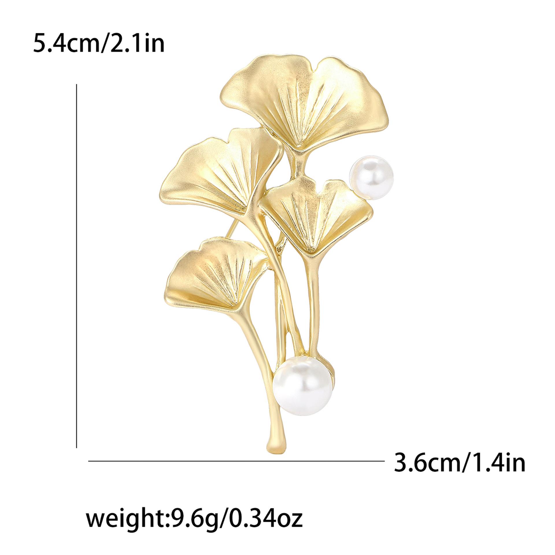 

Модный креативный сплав эмаль гинкго билоба брошь темперамент элегантный женский костюм пальто корсаж ювелирные изделия булавка