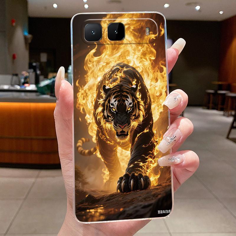 Casing For Infinix Hot 60i 5G X6730 Luxury Dragon Cute Cool Boys Girls Soft silicone Phone Case Back Cover Transparent TPU Shell