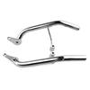 Split Rear Grab Bar for Z900RS/CAFE (2018-2025), Independent Left and Right Passenger Grab Rails, Steel Construction, Chrome Plated, 2019 2020 2021 20