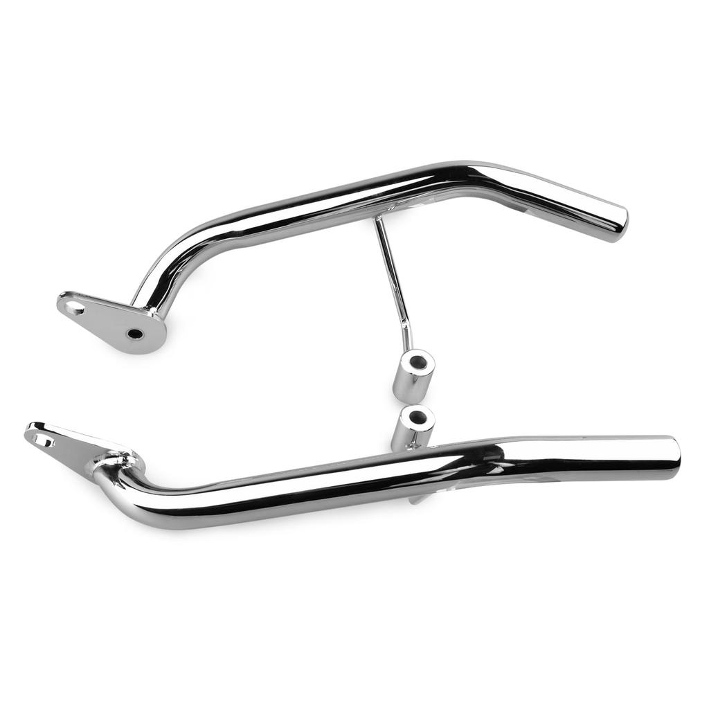Split Rear Grab Bar for Z900RS/CAFE (2018-2025), Independent Left and Right Passenger Grab Rails, Steel Construction, Chrome Plated, 2019 2020 2021 20