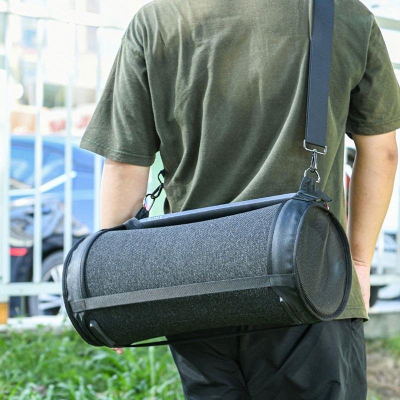 Stylish and Carrying Strap Case for SRS XG500 Speaker Protective Storage Pouch Keep Your Speaker Safe Anywhere