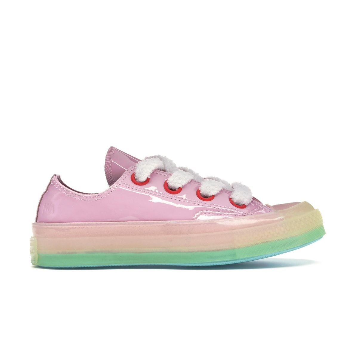 

Конверсы JW. Кроссовки унисекс Anderson x Chuck 70 Low Top Toy Pink Pink-Mist Barely-Volt 162289C