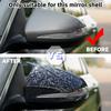 For Mercedes C/GLC/S/E Class W205 X253 W222 W213 W238 Carbon Fiber Side Mirror Cover Cap ABS Car Exterior Accessories
