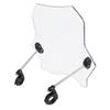 Clear Motorcycle Windshield Adjustable Wind Air Deflector Windscreen Front Flyscreen Replacement for Suzuki