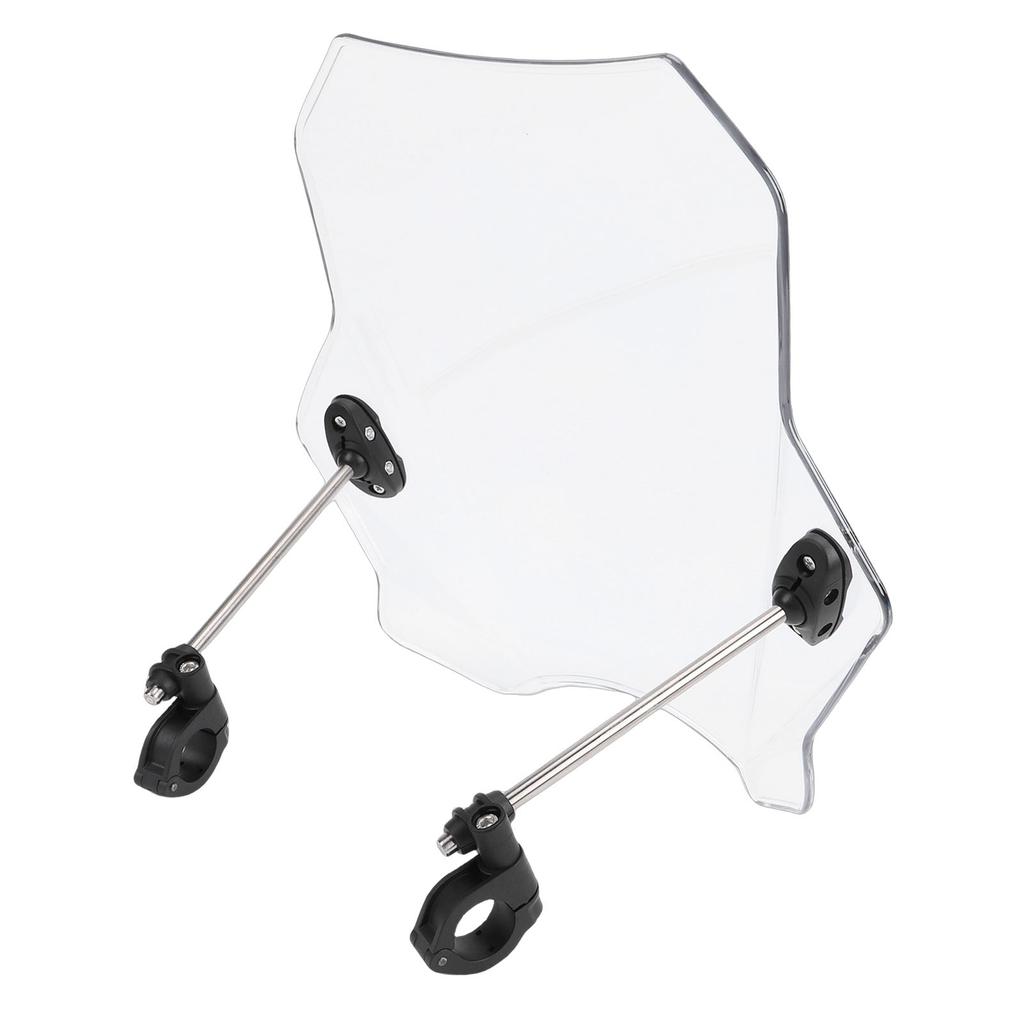 Clear Motorcycle Windshield Adjustable Wind Air Deflector Windscreen Front Flyscreen Replacement for Suzuki