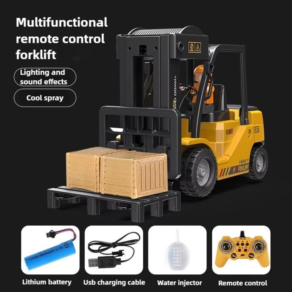 

Creative Engineering Vehicle Light Music Children s Crane Toys Fun Design RC Truck Boys Toys Forklift Truck