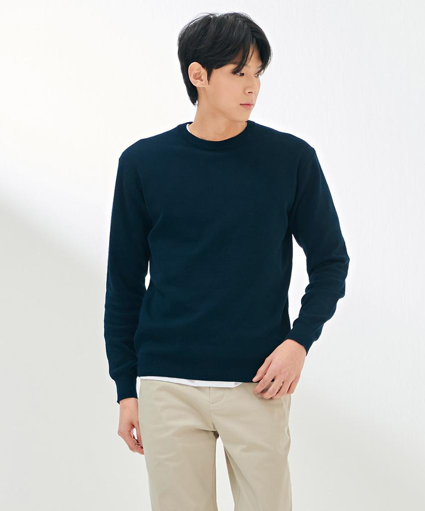 CHASECULT Men'S Modified Tissue Round Sweater-Dark5211B0G