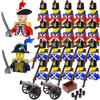 Medieval Napoleonic War Military Building Blocks Imperial Governor General Official French British Russia Marshal Soldiers Brick