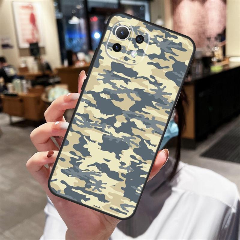 Camouflage Military Case For Xiaomi 15 14 Ultra 13T 14T 15T Pro 17 Pro Max POCO F7 X3 X5 X6 F5 F6 X7 Pro Cover