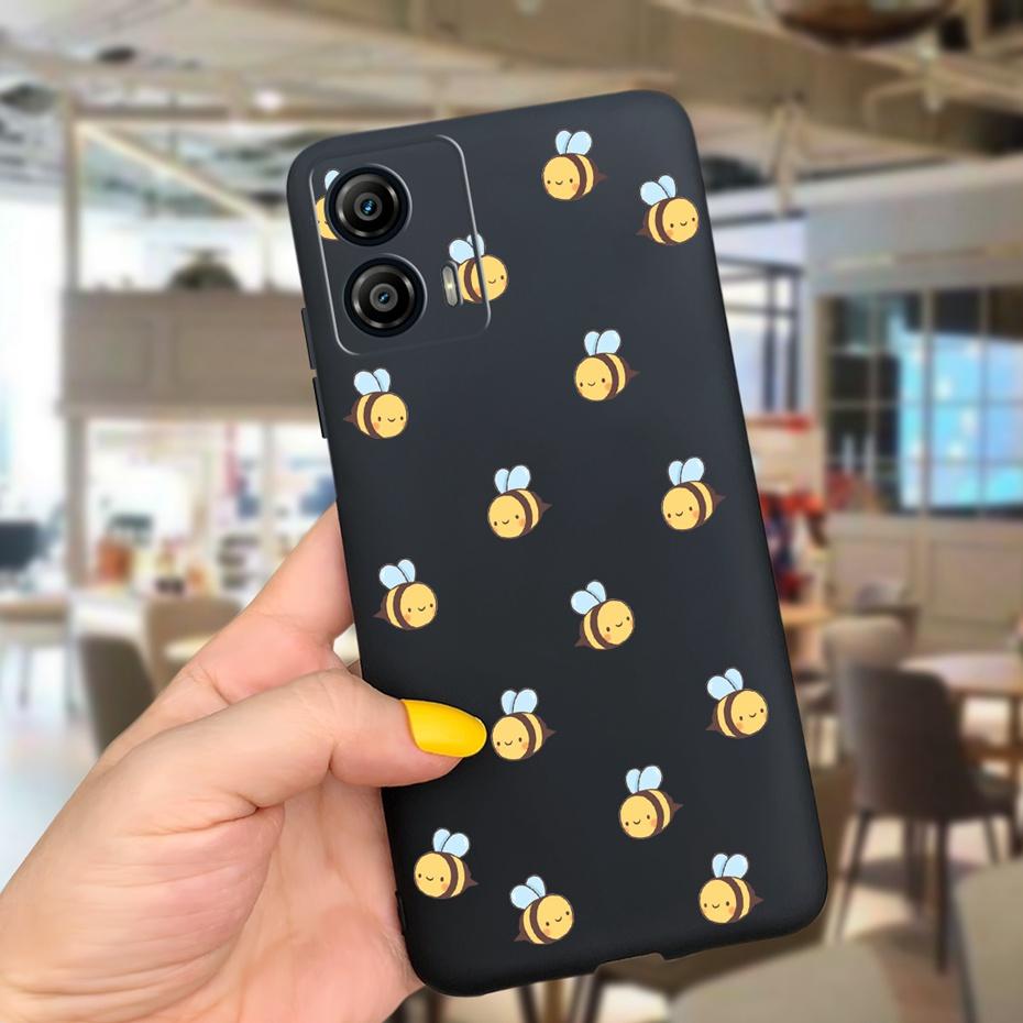 Phone Case For Motorola Moto G53 G73 5G 2022 Beautiful Flower Pattern Soft Silicon Cases For MOTO G73 MotoG53 XT2335