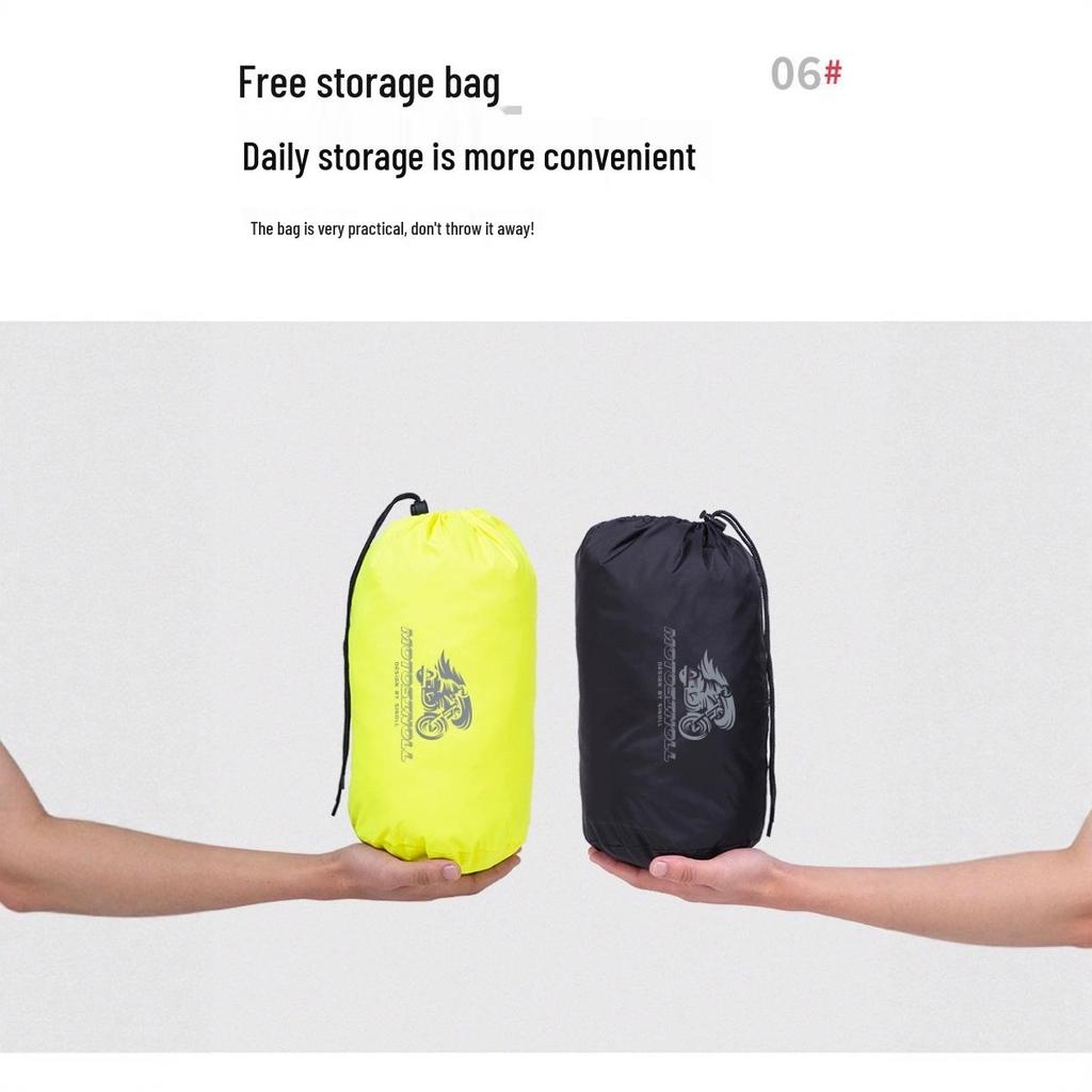 Herren Reflektierender Vier-Jahreszeiten Wasserdichter Motorrad Regenanzug und Hosen Set