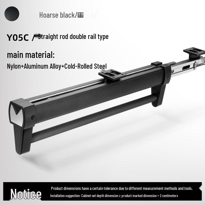 Pull-Out Telescopic Trouser Rack for Wardrobe Closet