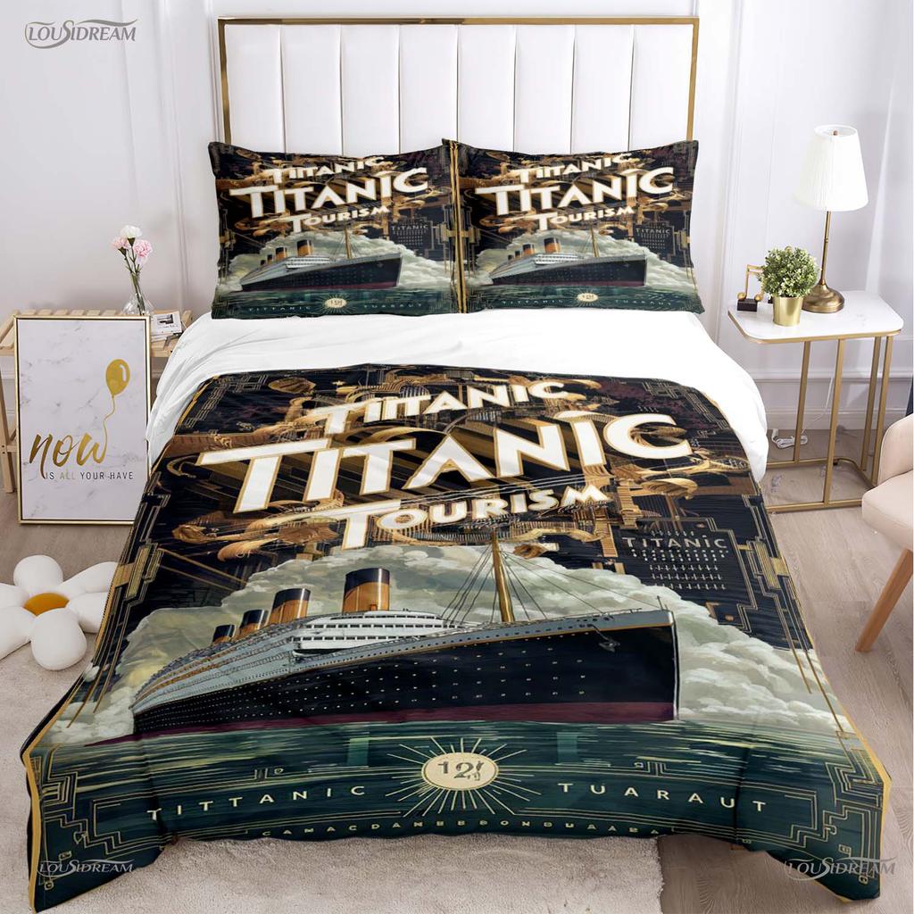 Comforter Titanic Romantic Love All Season Comforter Bedding Sets Soft And S Single/Double/Queen/King
