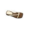 2025 Summer New Cross-toe One-word with Cool Slippers Women's Niche Outer Flip-flops