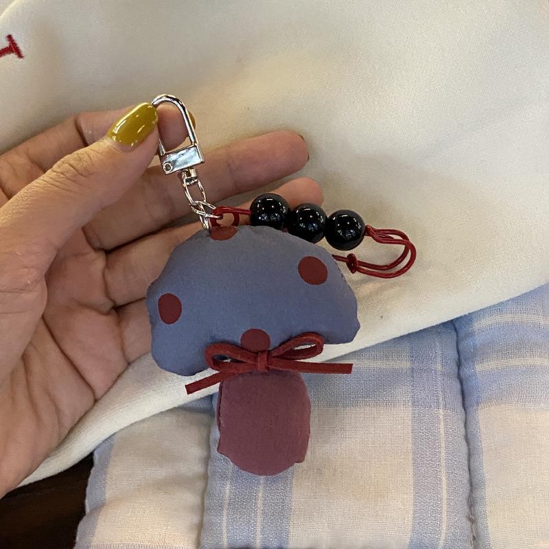 

Креативный Смешной Тканевый Гриб Бисером Брелок Подвеска Цепочка для Телефона Подвесное Украшение для Сумки Шармы для Рюкзака Аксессуары для Ключей Подарок синий