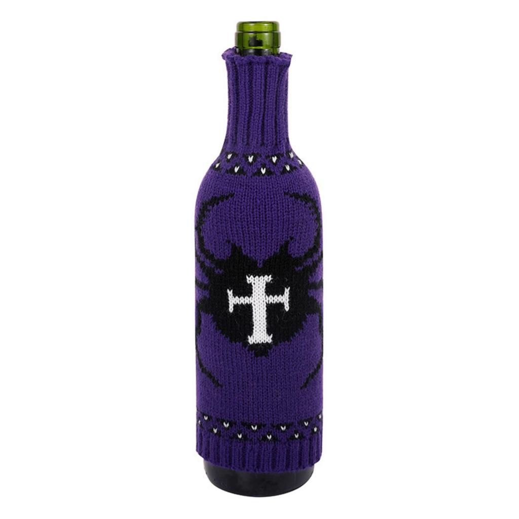 Halloween Decorations Christmas Knitted Pumpkin Wine Bottle Cover Red Wine Cover Restaurant Layout Decoration Wine Bottle Clothes Cover