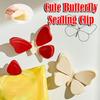 Cute Butterfly Food Sealing Clips Reusable Snack Bag Clip New Sealing Clip  Kitchen Gadget