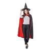 Halloween Grim Reaper Vampire Witch Black Cape - Adult & Child Single Layer Cloak