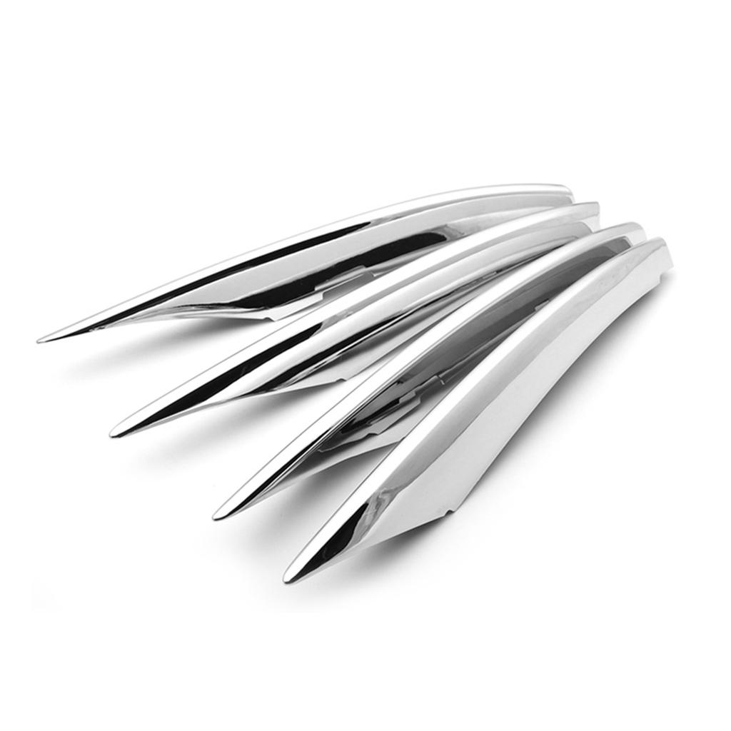 For Mercedes Benz A Class W177 A180 A200 Front Fog Light Trim Cover Strip Sticker ABS Chrome Accessories Car Styling 4PCS/set