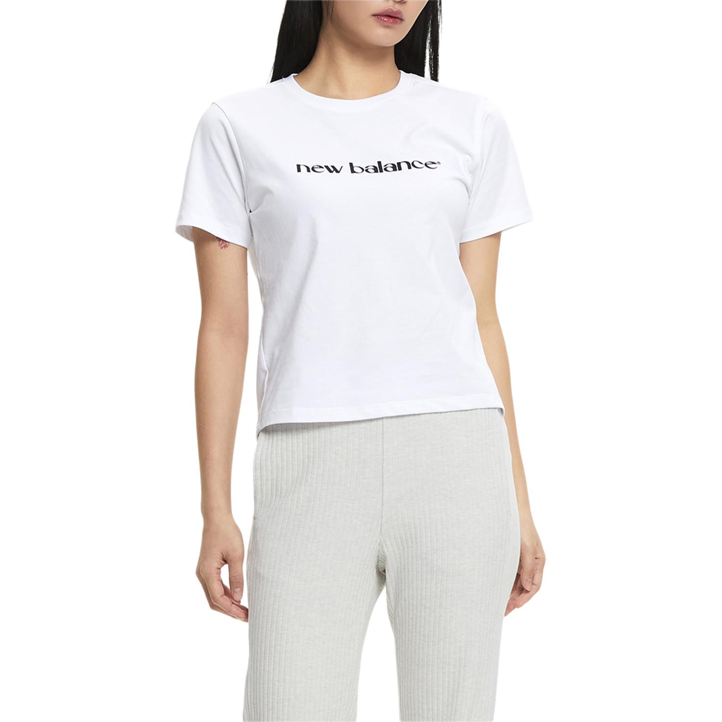 New Balance T Shirt Women s White NBNEF2W022-10 L