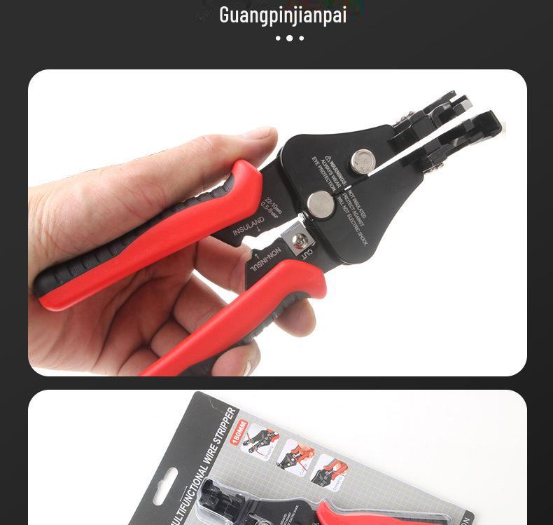 Three-in-One Automatic Multifunction Wire Stripper Electrician Pliers