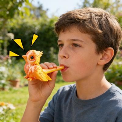 Bird Whistle Portable Bird Call Toy 3D Printed Interactive Whistle with Realistic Bird Sounds for Outdoor Play And Desk Decoration
