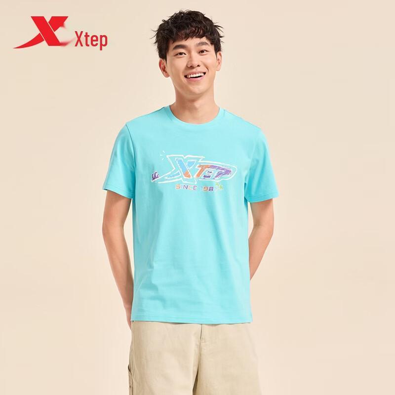 Xtep Unisex Moisture-Wicking Short-Sleeve Sport T-Shirt