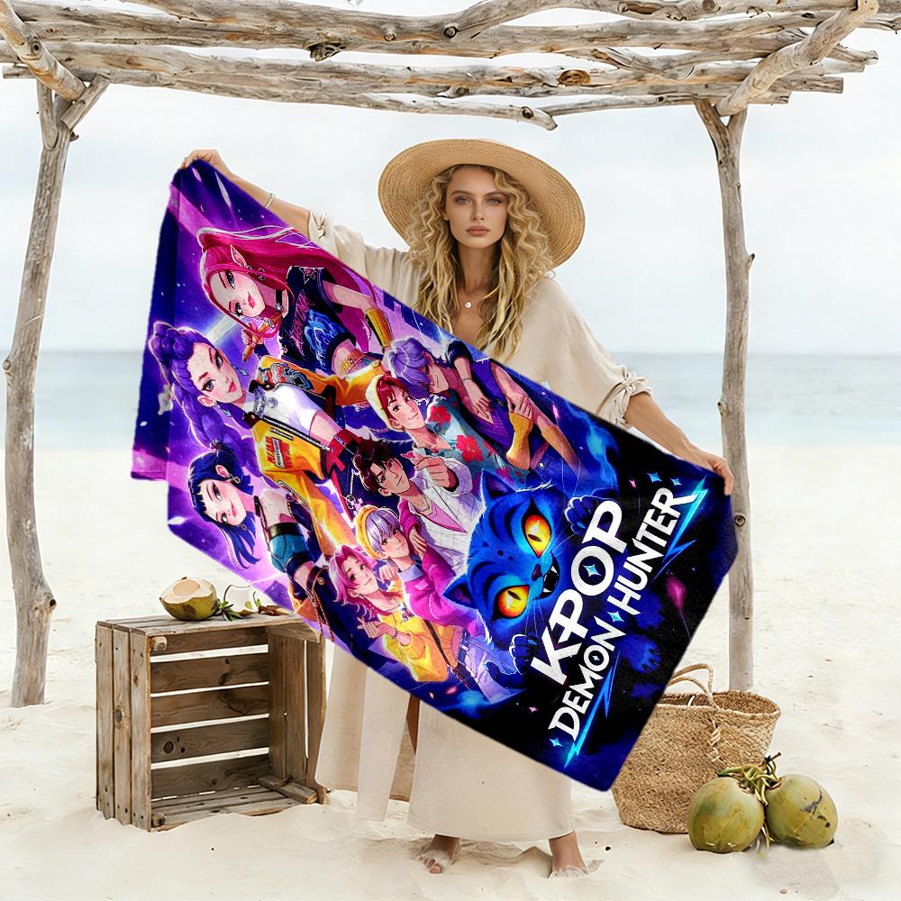 Hunter Girls Beach Towel Super Soft Microfiber Quickdry Fabric Comfortable Lightweight
