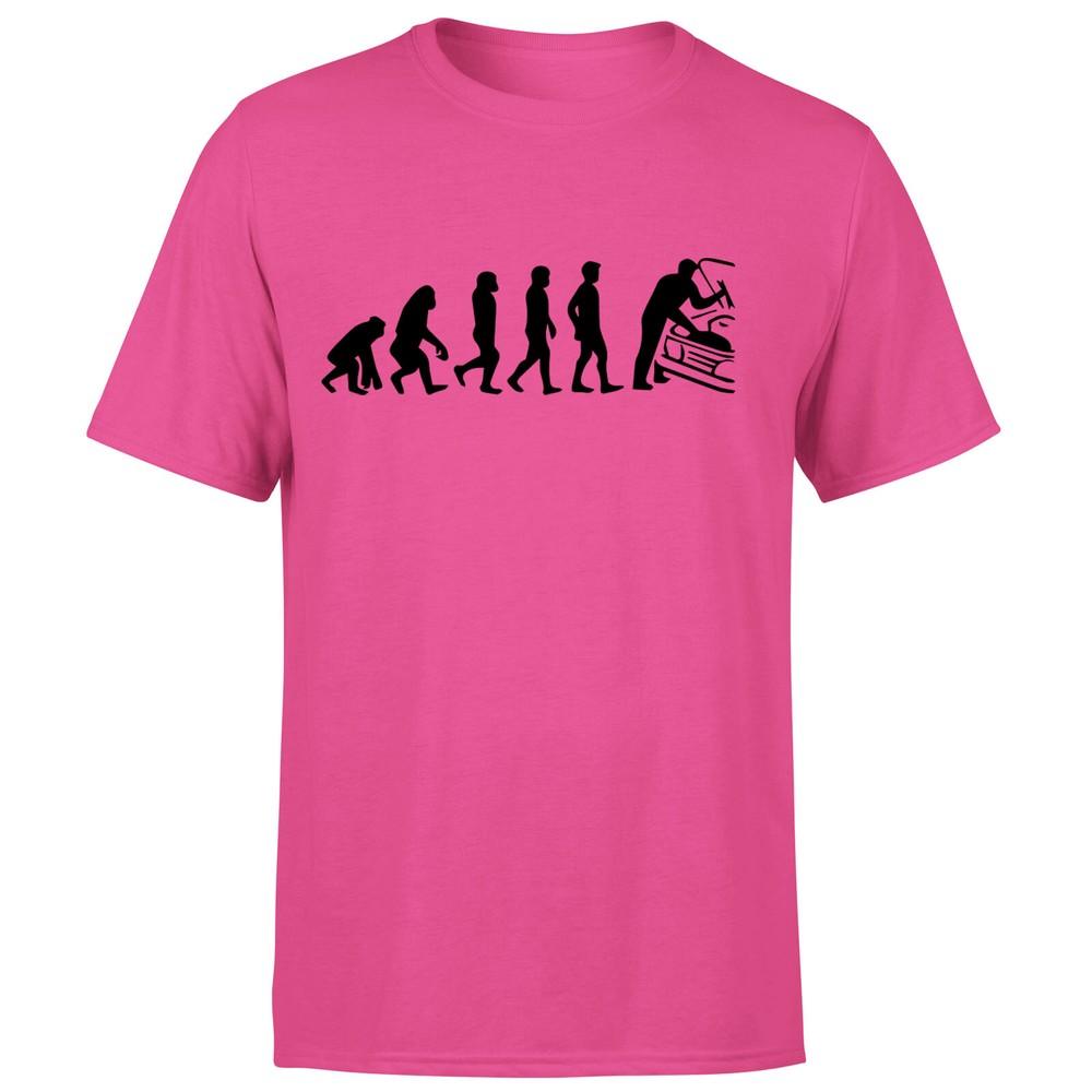 Mechanic Evolution Unisexs T Shirt Funny Car Garage Repair Engineer Retro Tee Top