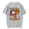 Lustiges Jesus ist auferstanden Jesus Cool Lustiges Grafik-T-Shirt Unisex Damen Komfort Oversize-T-Shirts Gothic Kleidung Kurzarm-T-Shirt