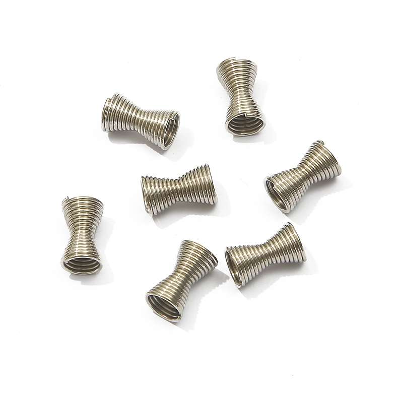 30pcs Metal Spring Funnel Shape Spacer Beads Caps Beading DIY Findings End Caps Bead Stoppers For Jewelry Makings Accessories