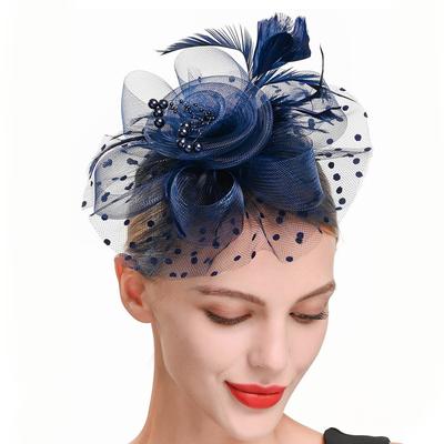 Bridal Headpiece Bridesmaids Wedding Feather Headband Bridal Hair Clip Hair Accessories