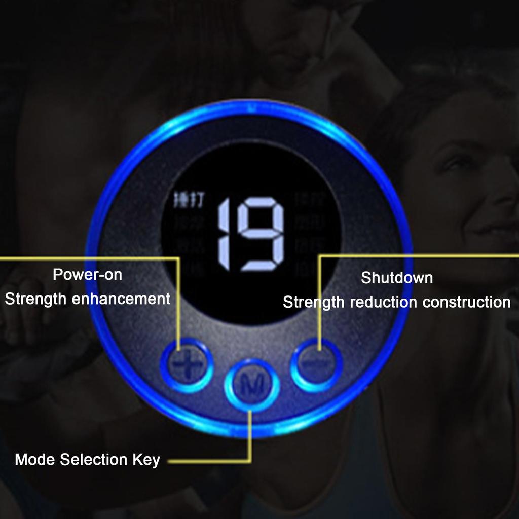 Smart Butt Lift Trainer EMS Toning Device 19 Adjustable Modes for Glute Workout Body Sculpting Home Gym Exercise Equipment