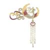 High-end Temperament Phoenix Brooch, Exquisite Color Oil Painting and High-end Feeling