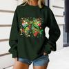 Women's Loose Comfortable Casual Fashionable Character Printing Round Neck Long Sleeved Sweatshirt