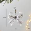 Crystal Christmas Ornaments for Tree Decorations-Hanging Acrylic Deer Icicle Ornaments with Drop Pendants Home Party Accessories